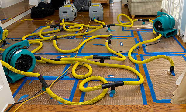 Professional Burst Pipe Water Damage technician working in Big Falls, WI